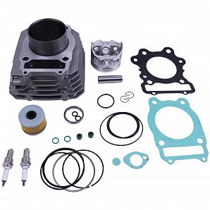 Cylinder Piston Gasket Top End Rebuild Kit 12000-HC4-000 Compatible with Honda ATV TRX300 TRX300FW